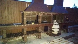 Печь Аристократ 854 Прямоугольный кирпич коричневый, фото 6