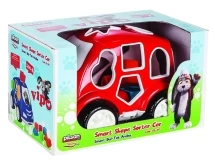Машинка с геометрическими фигурами Pilsan Smart Shape Sorter Car ( 03-187)
