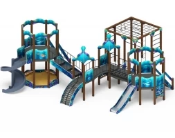 Детская игровая площадка Морской ДИК 2.17.06-01 H=1200 H=2000, фото 1
