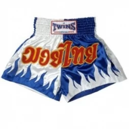 Трусы Muay Thai TWINS Duo colours long with flame