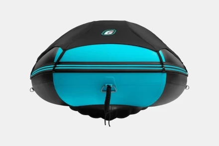 Gladiator E 420 PRO AIR Черно-бирюзовый моторная лодка ПВХ НДНД, фото 8