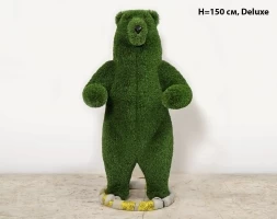 Топиари Медведь цирковой, h=200 - газон Deluxe/Deluxe Green, фото 5