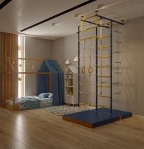 Детский спортивный комплекс Городок Babysport Т-образный с сеткой-60см.