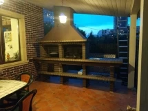 Печь Аристократ 730 Радиальный кирпич коричневый