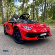 Электромобиль Lamborghini Aventador SVJ A333MP красный