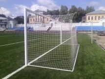 Ворота футбольные алюминиевые 7,32х2,44 м под свободно подвешиваемую сетку
