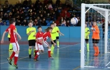 Ворота футбольные алюминиевые мобильные 7,32х2,44 м