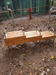Скамья с упорами для лиц пожилого возраста, фото 3