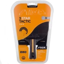 Ракетка для настольного тенниса Stiga Tactic WRB 3***, для продвинутых игроков, одобренная ITTF, коническая ручка
