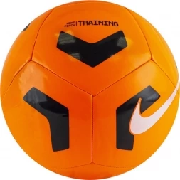 Мяч футб. &quot;NIKE Pitch Training&quot;, арт.CU8034-803, р.5, 12 панелей, ТПУ, маш.сш, оранжево-черный