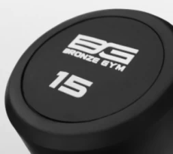 BRONZE GYM BG-PA-BB-S15 Штанга обрезиненная прямая 15 кг, фото 4