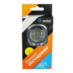 Секундомер проф. &quot;TORRES Professional Stopwatch&quot;, арт.SW-80,до-20С, 80 яч.пам.,тайм.,сер-син-чер NEW, фото 2