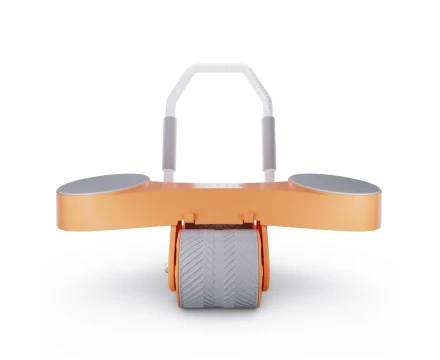 Тренажёр для пресса AB Roller SND оранжевый с ковриком 45 х 30 x 3.5 cм, фото 10