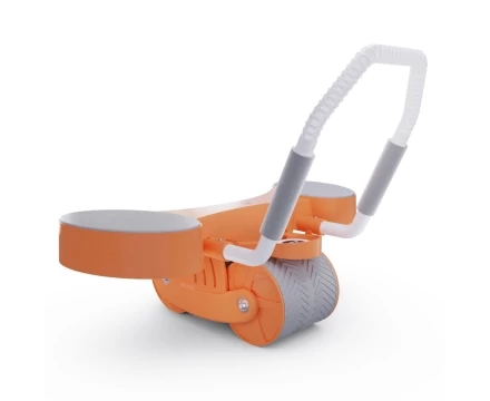 Тренажёр для пресса AB Roller SND оранжевый с ковриком 45 х 30 x 3.5 cм, фото 6