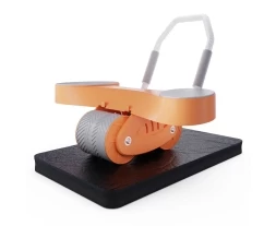 Тренажёр для пресса AB Roller SND оранжевый с ковриком 45 х 30 x 3.5 cм, фото 3