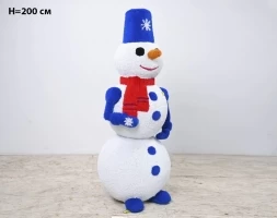 Топиари снеговик Петенька, h=150 см - газон Eco, фото 5