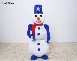 Топиари снеговик Петенька, h=150 см - газон Eco, фото 3