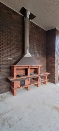 Печь Аристократ 730 Прямоугольный кирпич желтый, фото 7