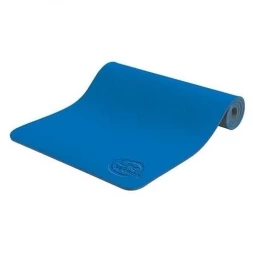 Коврик для йоги и фитнеса LiteWeights 173*61*0,6см 5460LW, синий/антрацит, фото 1