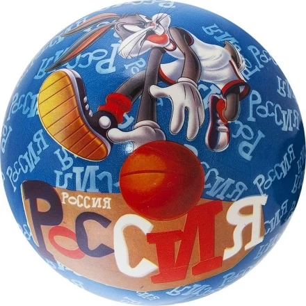 Мяч детский &quot;Looney Tunes&quot;, диам. 23 см, синий, фото 1
