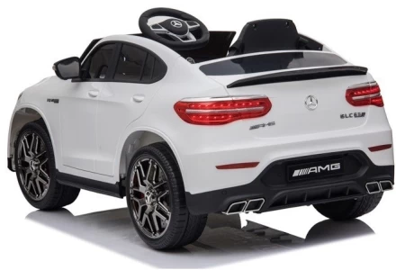 Электромобиль Mercedes-Benz GLC 63 AMG White 12V (полный привод, EVA) - QLS-5688, фото 3