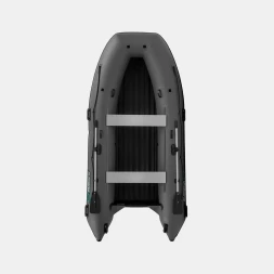 GLADIATOR E 380 PRO AIR Темносерый моторная лодка ПВХ НДНД, фото 4