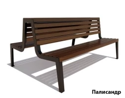 Парковая скамейка Магадан, Лиственница 2 м, фото 3