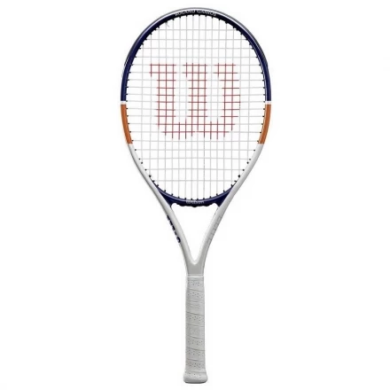 Ракетка б/т Wilson Roland Garros Elite 21, арт. WR029610H, для дет.5-6лет,алюм.,со струн, сине-оранж, фото 1