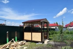 Деревянная садовая беседка №2 - 2,5х2м, фото 4