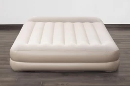 67696 Надувная кровать Tritech Airbed 203х152х42см с подголовником, встроенный электронасос, фото 4