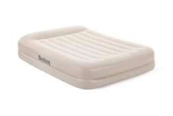 67696 Надувная кровать Tritech Airbed 203х152х42см с подголовником, встроенный электронасос, фото 1