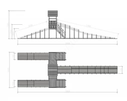 Зимняя горка TORUDA Север wood-11 (скат 11.8 м), фото 4