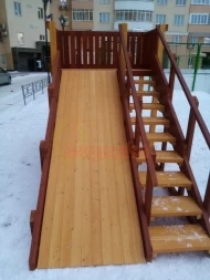 Зимняя горка Савушка Зима 3 , фото 9