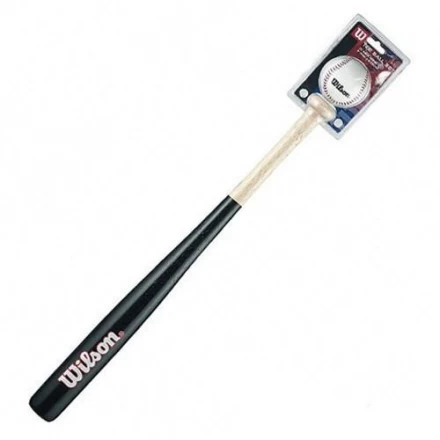 Набор для  бейсбола Wilson &quot;Tee Ball Kit&quot;, деревянная бита 24&quot;, бейсбольный мяч , фото 1