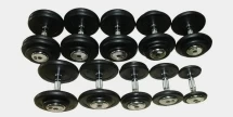 FDS-2.5-25KG Профессиональный , обрезиненный, гантельный ряд, Matrix, на 10 пар от 2,5 до 25 кг.