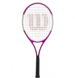 Ракетка б/т Wilson Ultra Pink21 GR00000, арт.WR028010U,для дет. 5-6лет, алюминий, со струн., роз-бел