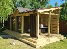 Закрытая беседка ШАЛЕ