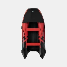GLADIATOR E 380 PRO AIR Красно-черный моторная лодка ПВХ НДНД, фото 3