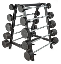 Штанга неразборная обрезиненная 35 кг Прямой гриф , фото 7