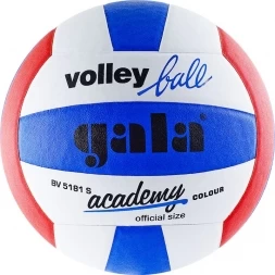 Мяч вол. &quot;GALA Academy&quot; арт. BV5181S, р. 5, синт. кожа ПУ, клееный, бут. кам, бел-син-красн