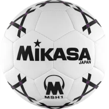 Мяч гандб. &quot;MIKASA MSH 1&quot;, синт.кожа, р. 1, машинная сшивка, бело-черно-фиолет.