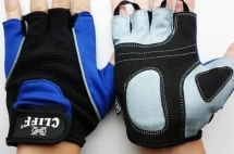 Перчатки вело F с петлями синие р.2XS