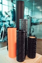 Цилиндр массажный 45х12,7 см черный