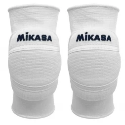 Наколенники волейбольные &quot;MIKASA&quot;, размер M, хлопок, эластичная микрофибра, пена ЭВА, белый