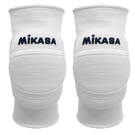 Наколенники волейбольные &quot;MIKASA&quot;, размер M, хлопок, эластичная микрофибра, пена ЭВА, белый, фото 1