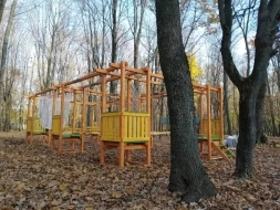 Детский веревочный парк 9 этапов (без страховки), фото 6