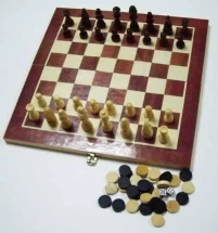 Набор 3 в 1(шахматы,шашки,нарды) W001M