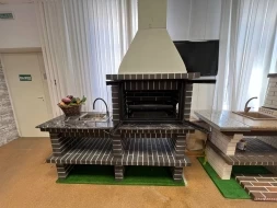 Печь Аристократ 704 Прямоугольный кирпич коричневый, фото 2