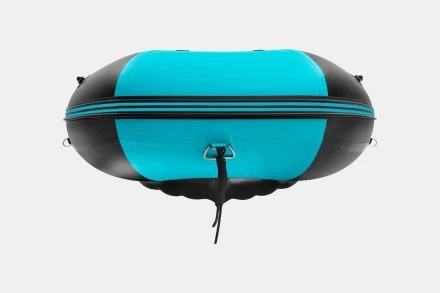 GLADIATOR E 380 PRO AIR Черно-бирюзовый моторная лодка ПВХ НДНД, фото 8