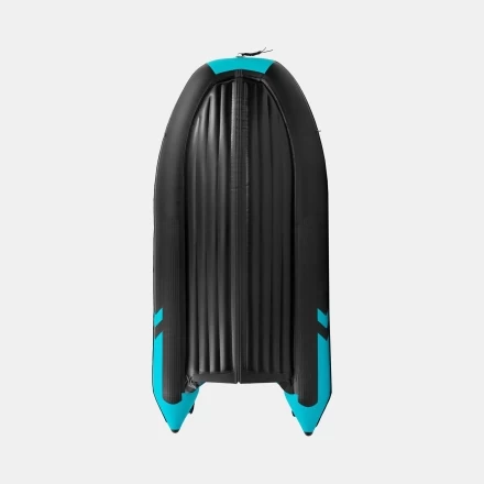 GLADIATOR E 380 PRO AIR Черно-бирюзовый моторная лодка ПВХ НДНД, фото 3